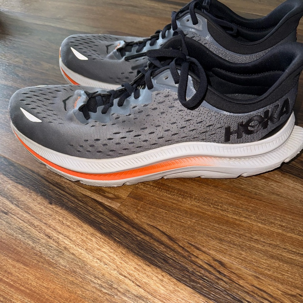 Hoka Kawana Men's Running & Training Size 12D In Black/Lunar Rock